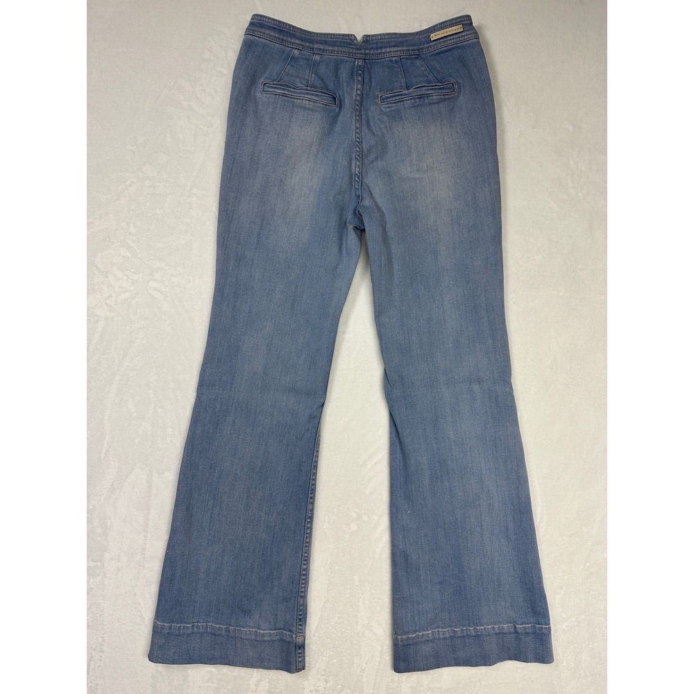 Pilcro and the Letterpress High Rise Bootcut Trouser Jeans Light Wash Size 29x31 - Picture 5 of 16